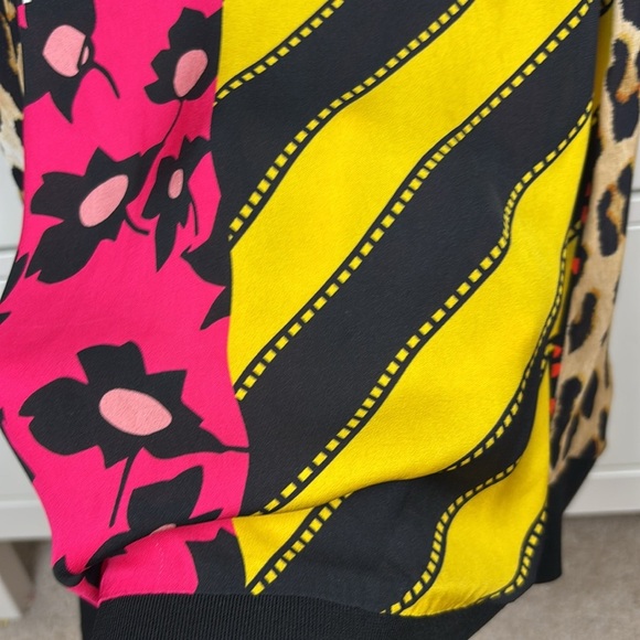 Alice + Olivia Jetti Raglan Sweatshirt Dress Multicolor - Size XS - Picture 9 of 13